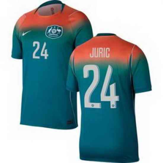 Men 24 Australia Deni Juric Replica Jersey World Cup  2